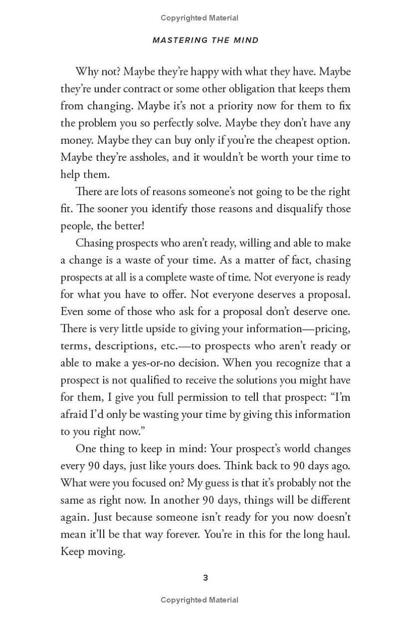 Some Will. Some Won’t. So What. Who’s Next?: A Blueprint for Sales Success from the Creator of the No BS Sales System™