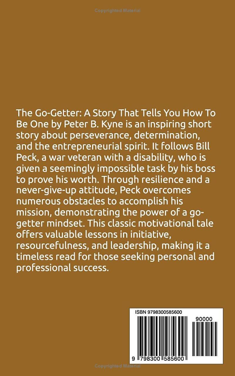 The Go-Getter A Story That Tells You How To Be One