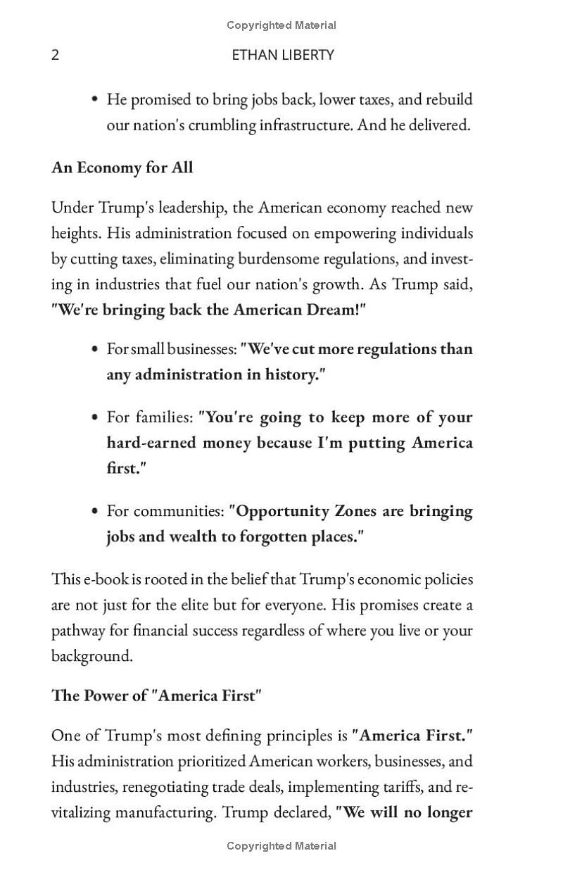 Capitalizing on Opportunity: 10 Strategies for Success in the Trump Economy (MAGA Success Guides)