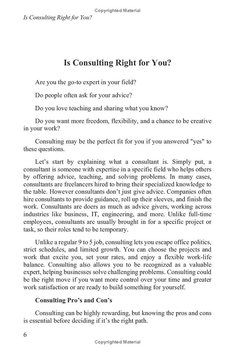 From Employee to Consultant: A No-Nonsense Guide For Starting Your Consulting Business and Landing Your First Client