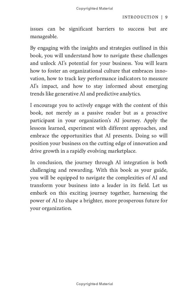 The Power Of AI For Business Leaders: Efficient Strategies to Optimize Operations, Increase Customer Experience, Mitigate Risks, And Drive Unparalleled Growth and Profitability