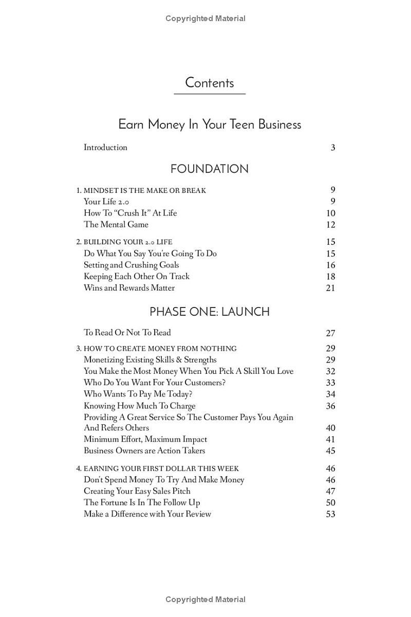 Teen Finance & Business Success Collection: Turn Your Skills Into A Business In Days + Build Wealth Without Giving Up What You Love + Invest Today’s Dollars For Tomorrow’s Millions