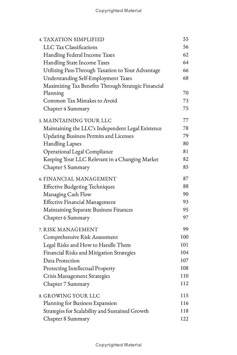 LLC Essentials for Beginners: Structure Your Business to Safeguard Assets, Maximize Tax Benefits and Capitalize on Opportunities for Growth and Profitability