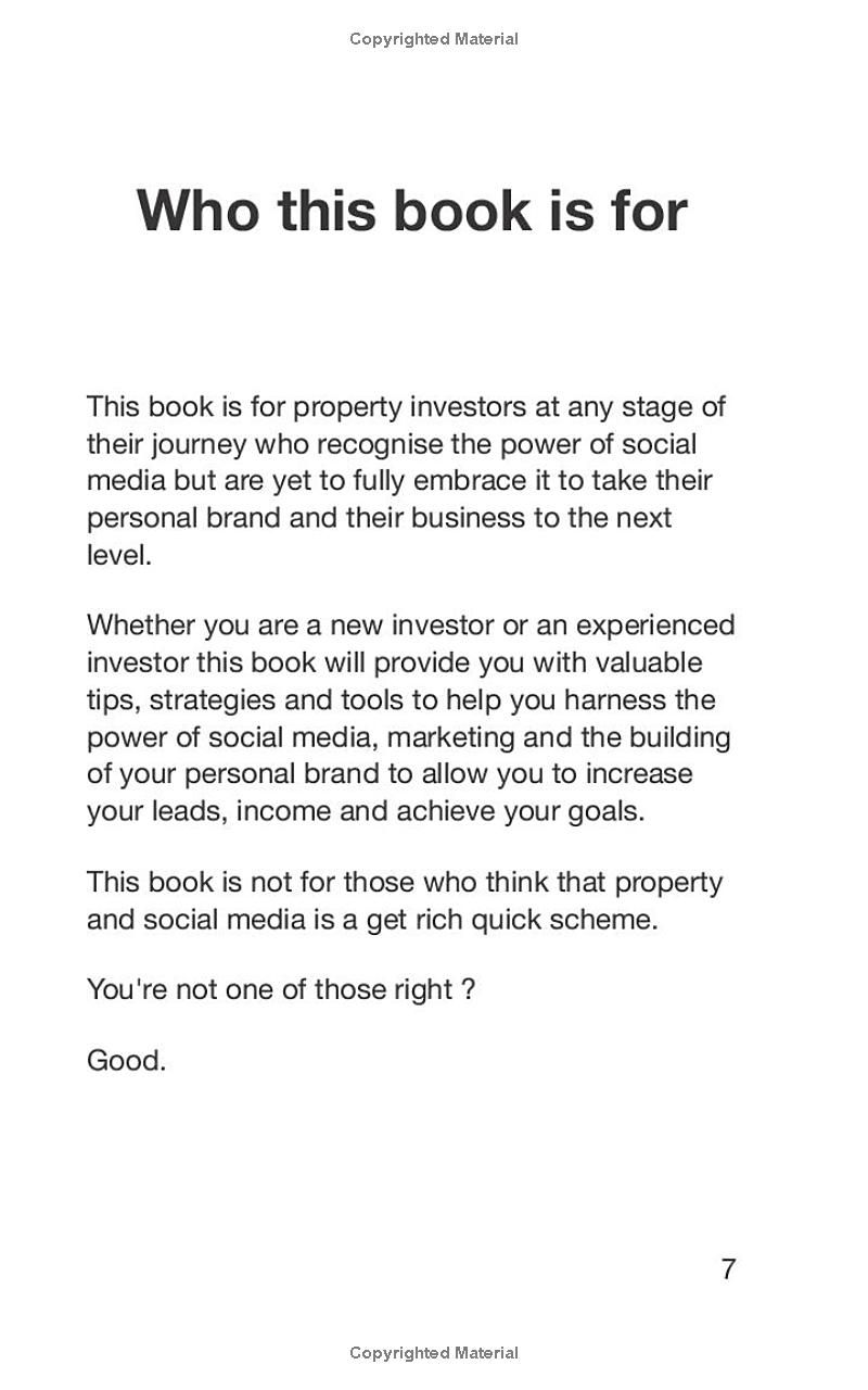 The Property Investors Guide to Social Media: Put Yourself in Danger of Success