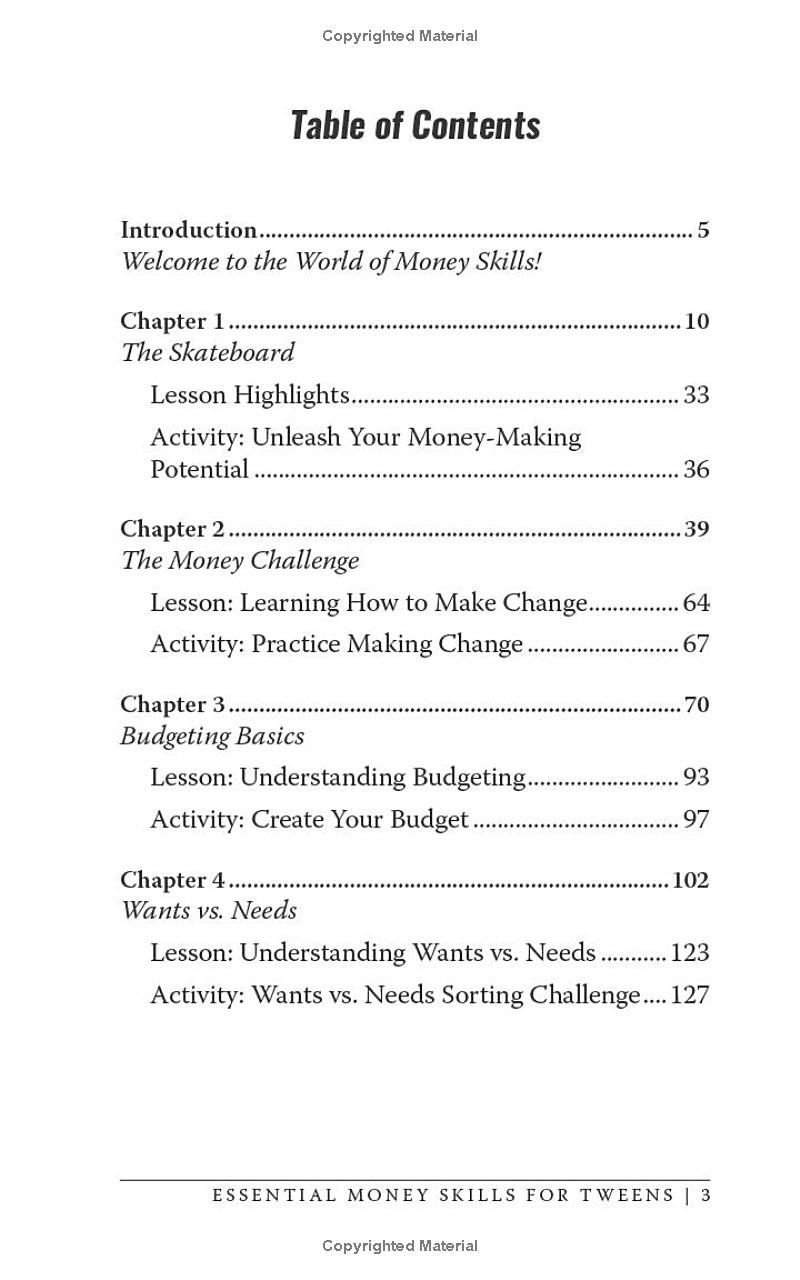 Essential Money Skills for Tweens: A fun and interactive Decide-Your-Own-Destiny book! Financial literacy, budgeting, personal finances, and earning income for young readers. (Books for Life Skills)