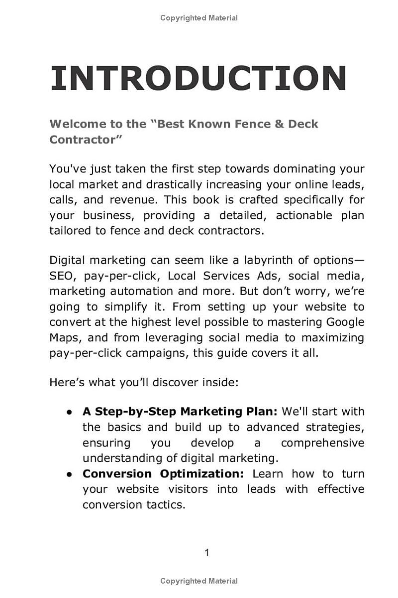 Best Known Fence & Deck Contractor: The Ultimate Marketing Guide for Fence & Deck Contractors