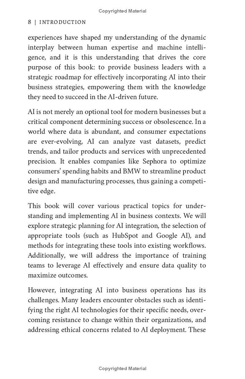 The Power Of AI For Business Leaders: Efficient Strategies to Optimize Operations, Increase Customer Experience, Mitigate Risks, And Drive Unparalleled Growth and Profitability