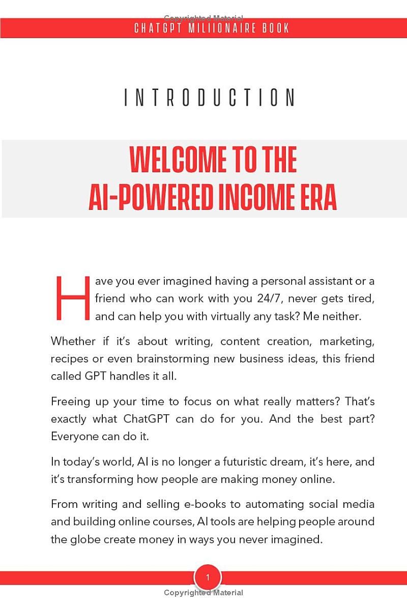 ChatGPT Millionaire Book: How to Make Money Online with AI - Written by a Harvard-Trained AI Expert (The Internet Secrets)