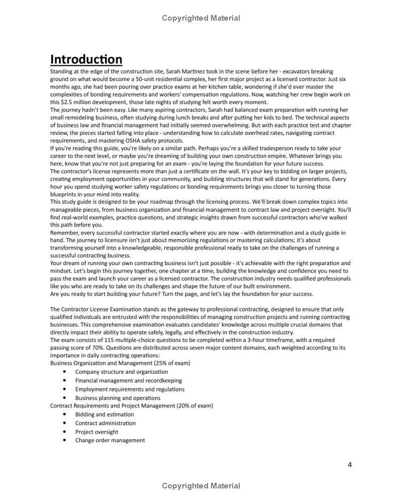 Contractors License Study Guide 2025-2026: UPDATED All-in-One Contractor License Exam Prep 2025 Test Prep. Includes Contractor License Exam Review Material and 800 Practice Test Questions