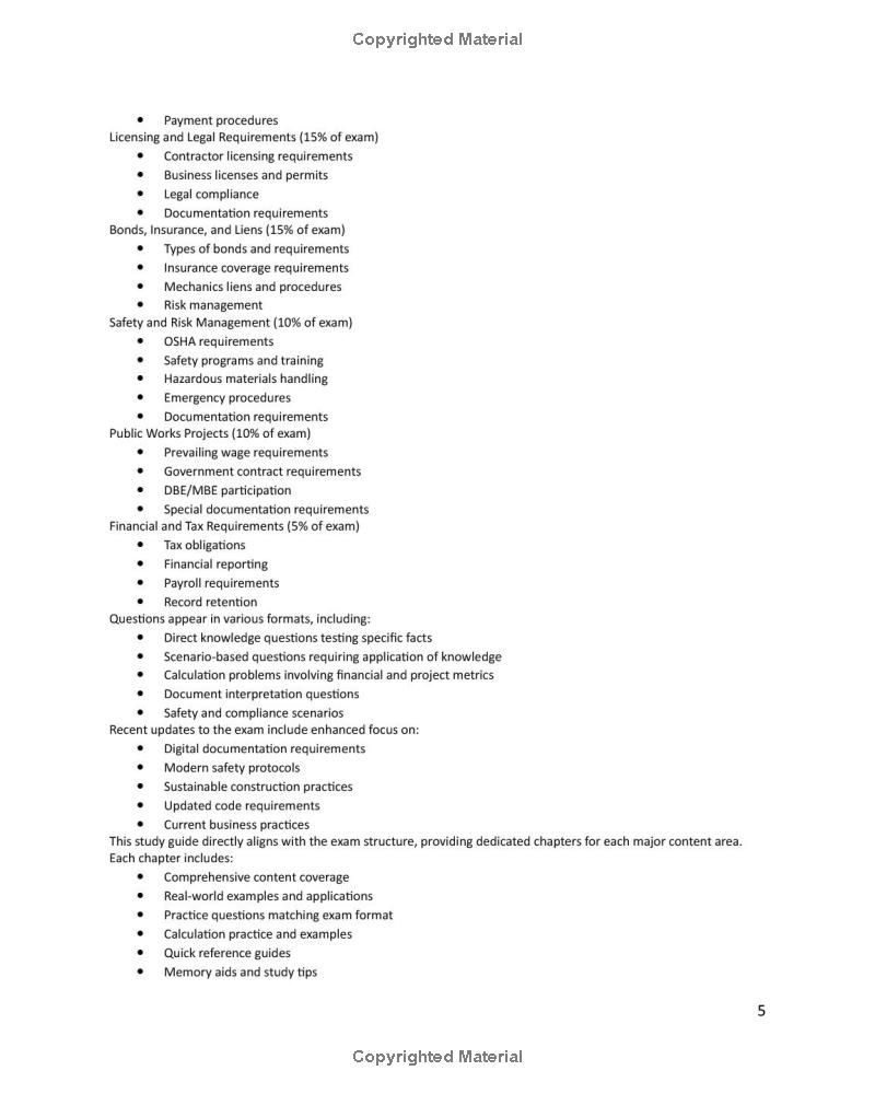 Contractors License Study Guide 2025-2026: UPDATED All-in-One Contractor License Exam Prep 2025 Test Prep. Includes Contractor License Exam Review Material and 800 Practice Test Questions