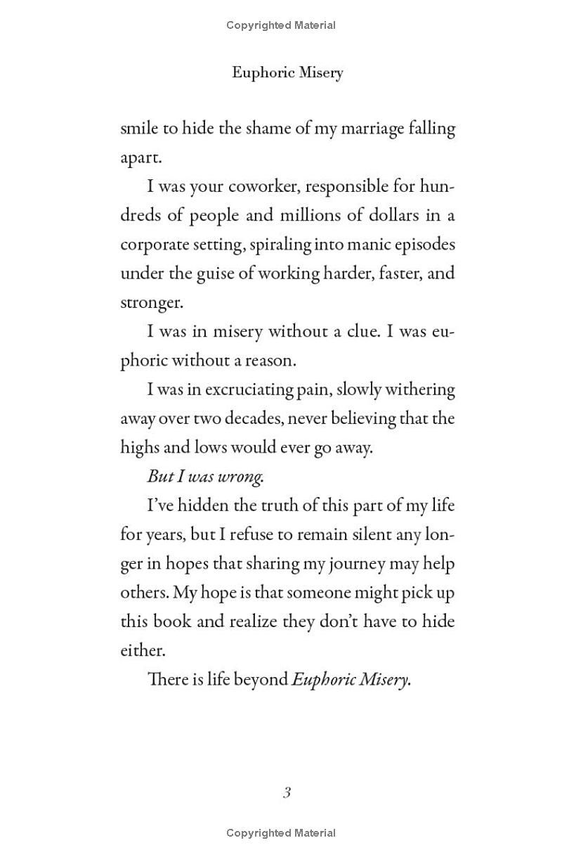 Euphoric Misery: A Journey Through Bipolar Depression in Corporate America