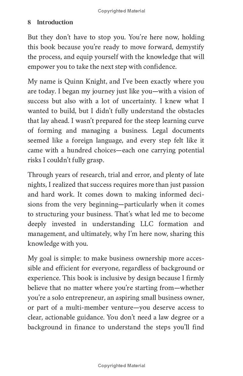 Beginner’s Guide to Operating a Successful LLC: Simplified Limited Liability Company Formation for Entrepreneurs. Learn Tax Secrets, Protect Assets, and Boost Your Small Business Credibility