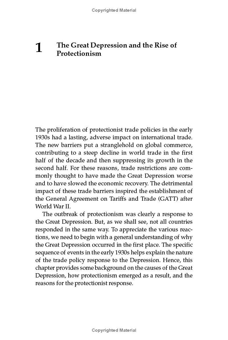 Trade Policy Disaster: Lessons from the 1930s (Ohlin Lectures)